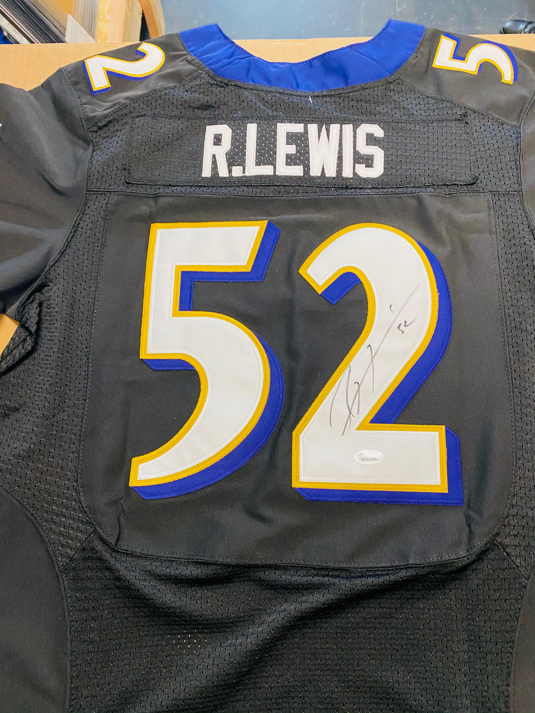 Ray Lewis Signed Jersey