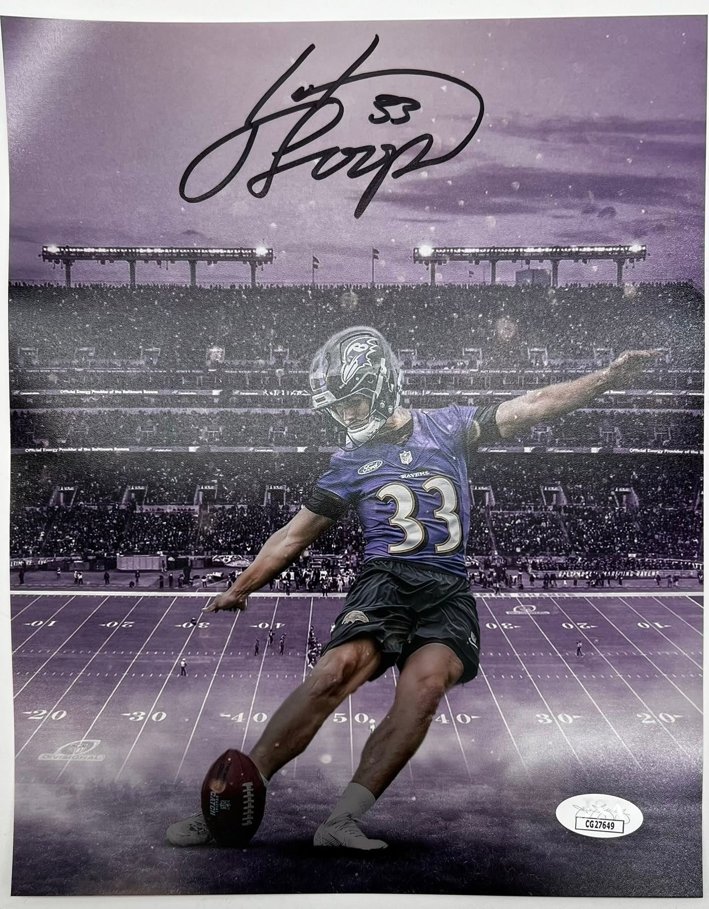 Tyler Loop Autographed 8x10 photo – Lupton's Sports Collectibles