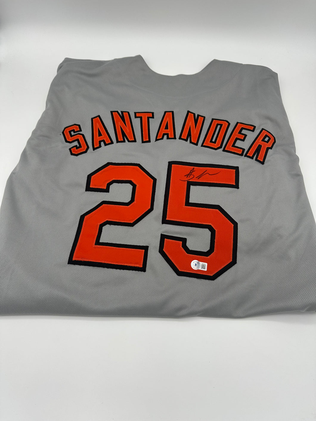 Anthony Santander signed custom jersey