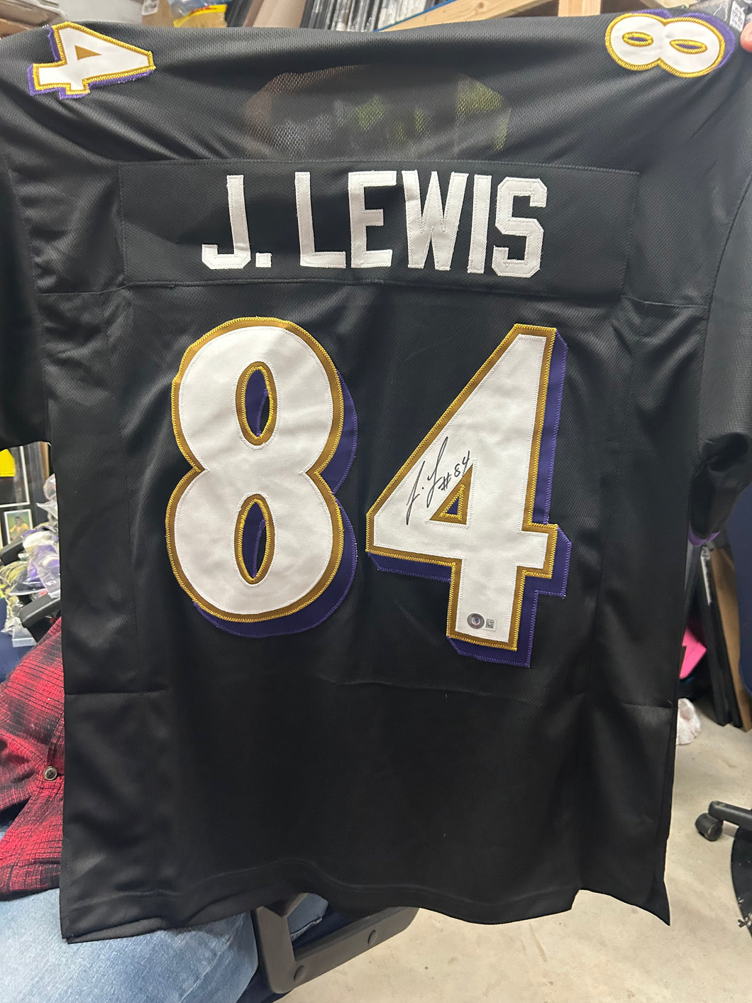 Jermaine Lewis signed jersey