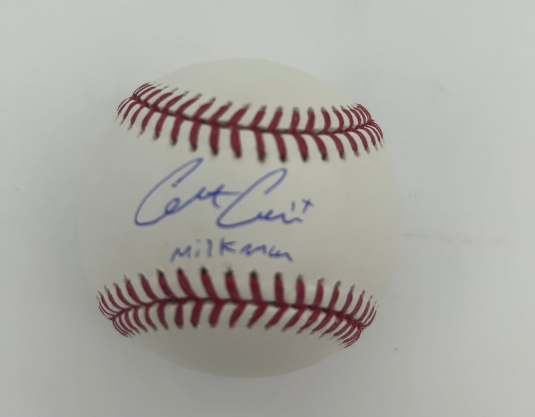 Colton Cowser with “Milkman” inscription signed Major League Baseball