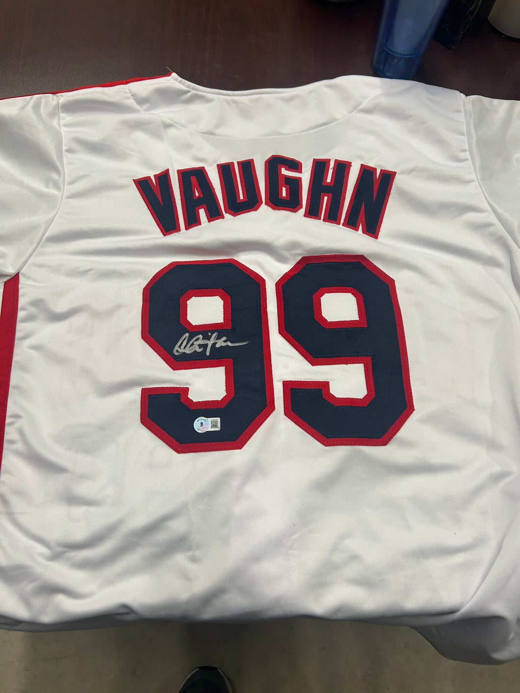 Charlie Sheen signed wild thing jerseys from the movie Major League Beckett authentication