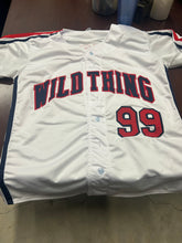 Load image into Gallery viewer, Charlie Sheen signed wild thing jerseys from the movie Major League Beckett authentication
