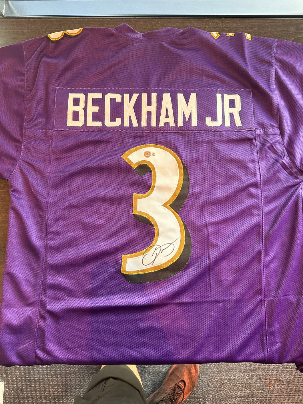 Odell Beckham Jr signed custom jersey