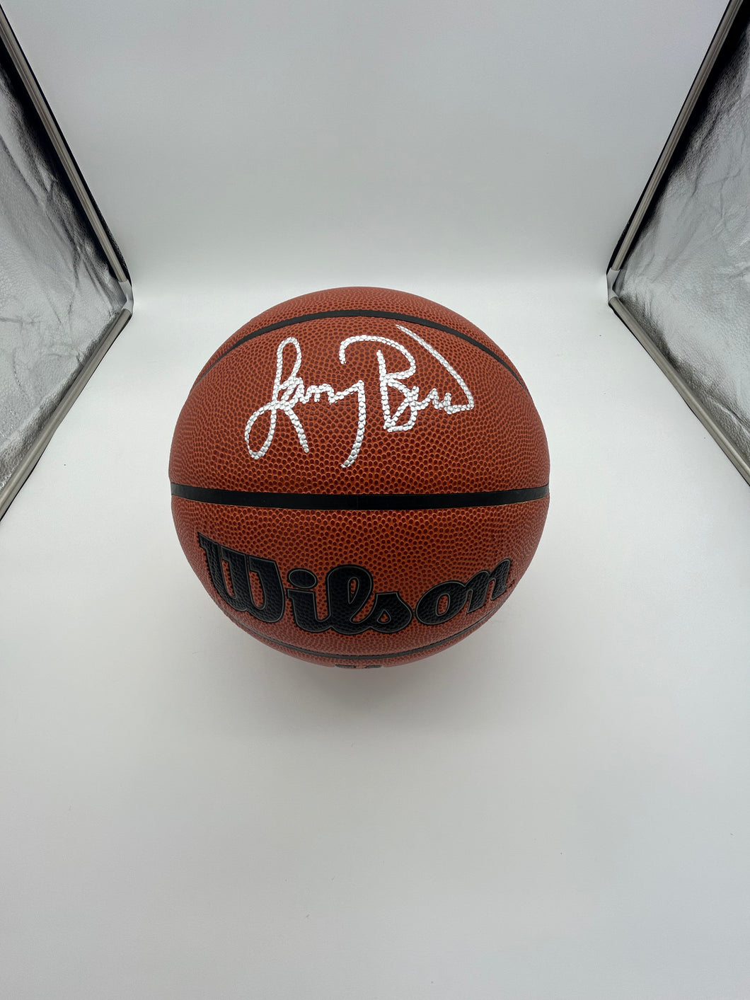 Larry Bird signed basketball