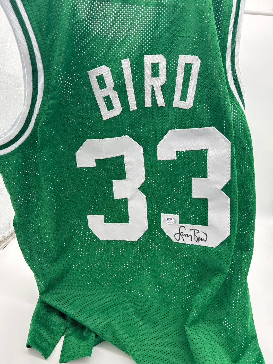 Larry Bird signed custom jersey