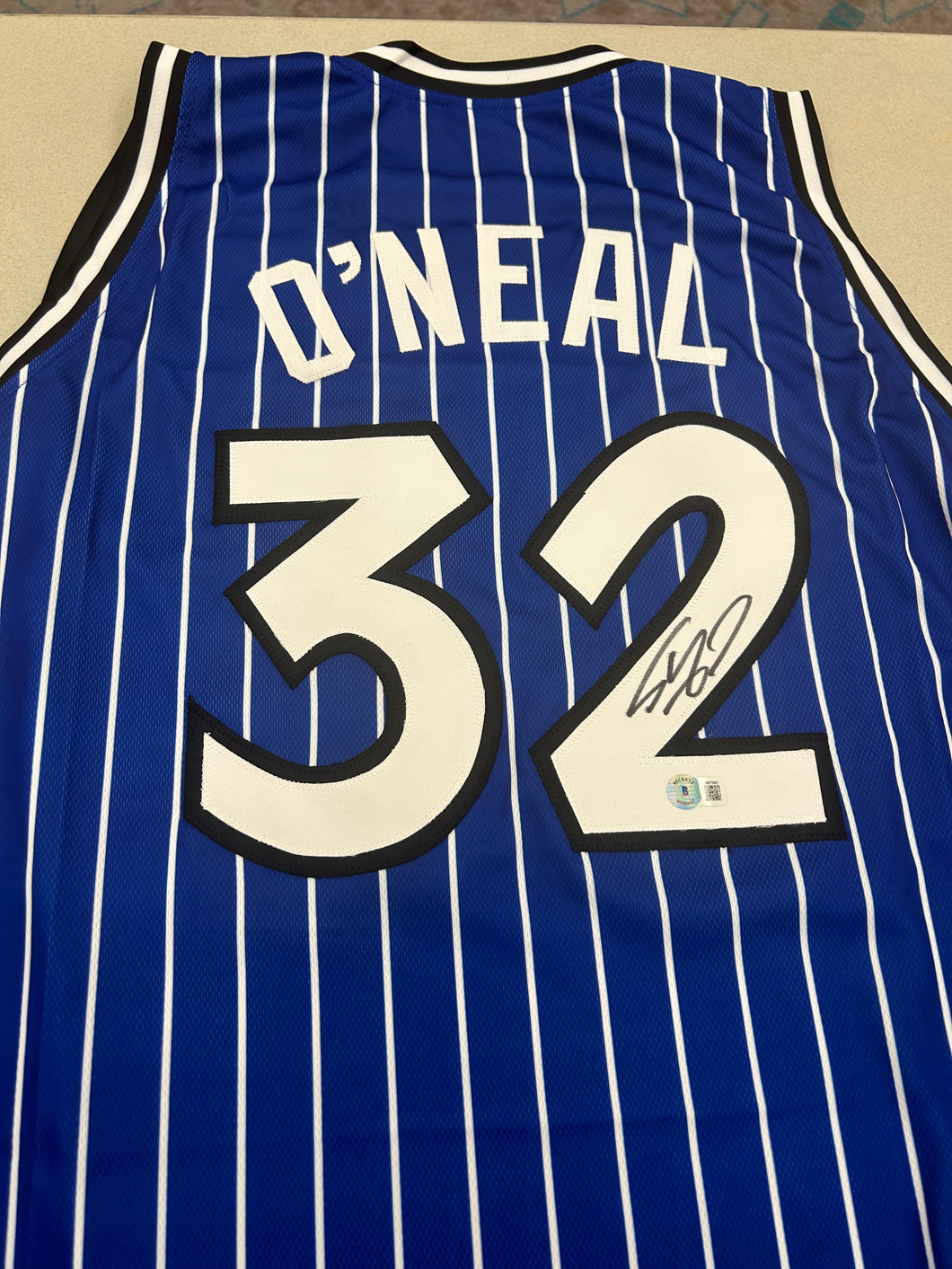 Shaquille O’Neal signed custom Majic jersey