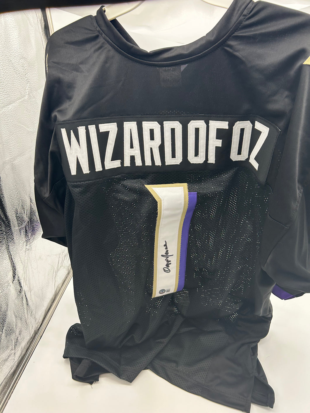Ozzie Newsome Wizard of Oz signed jersey