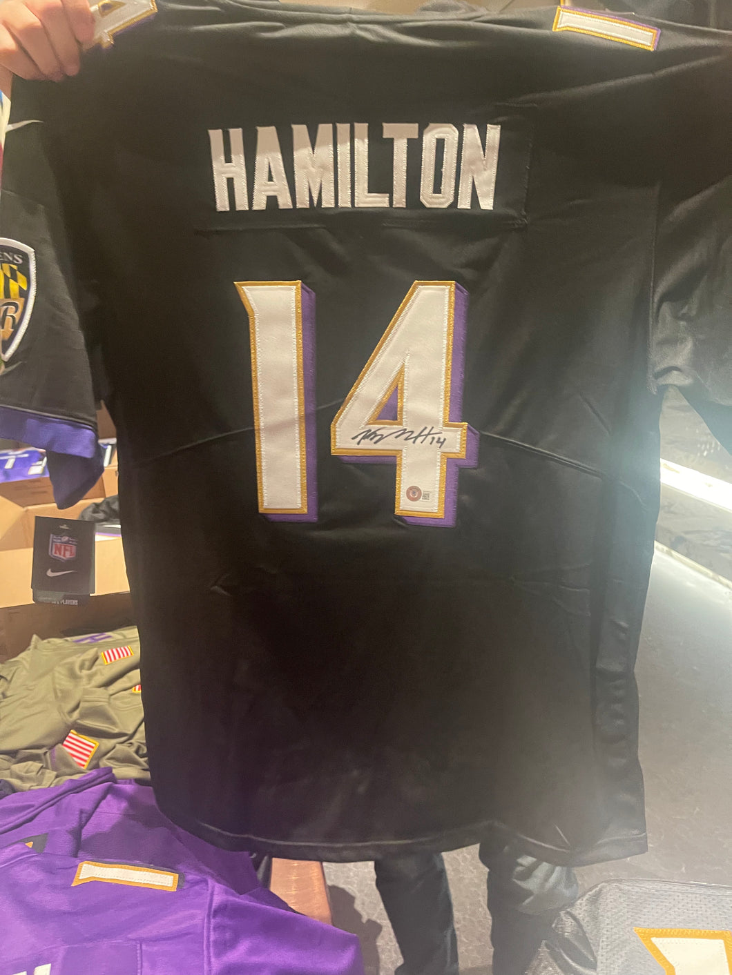 Kyle Hamilton signed jersey