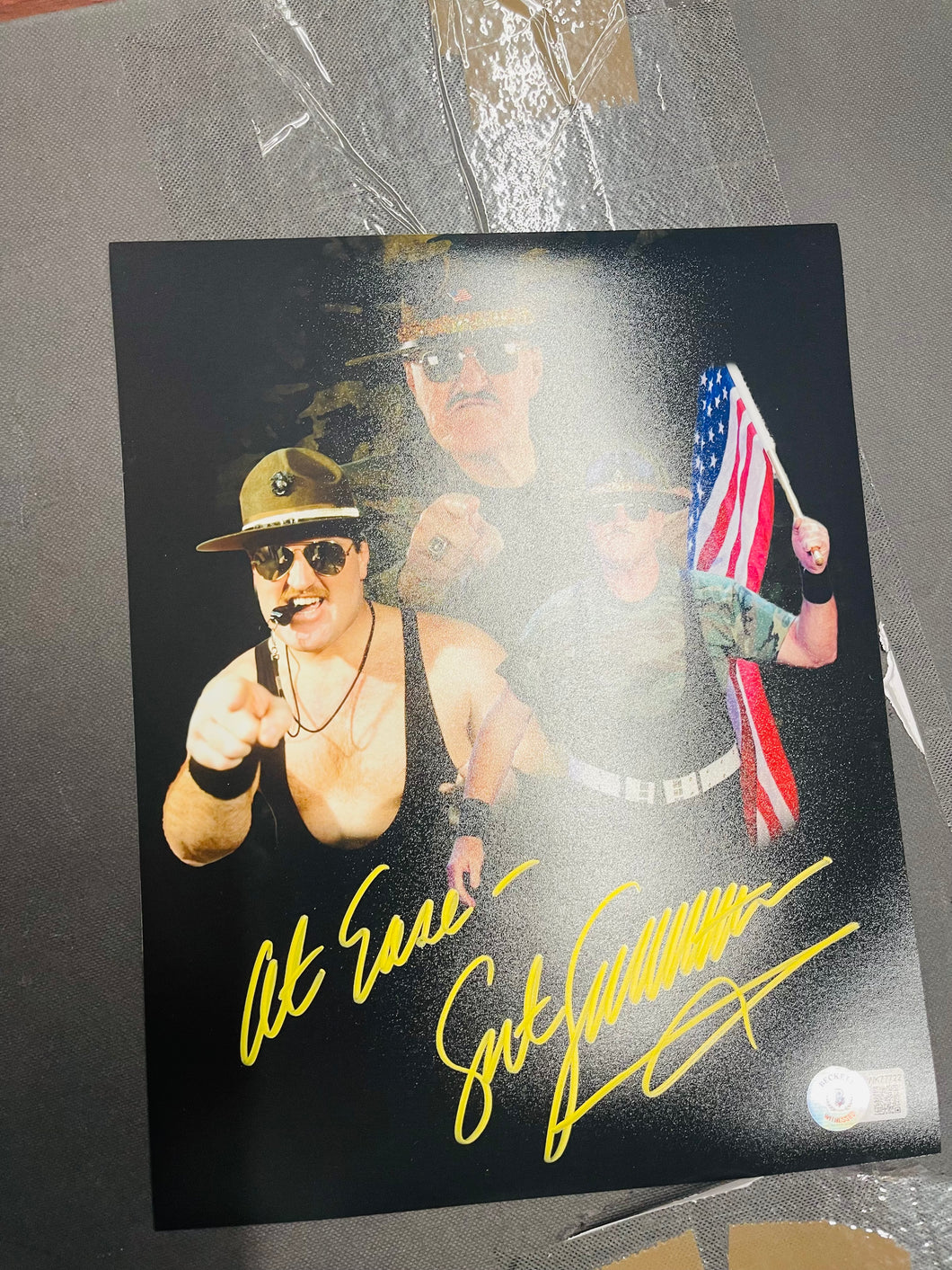Sgt Slaughter 8x10 photo