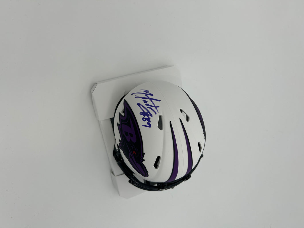 Mark Andrews signed mini helmet