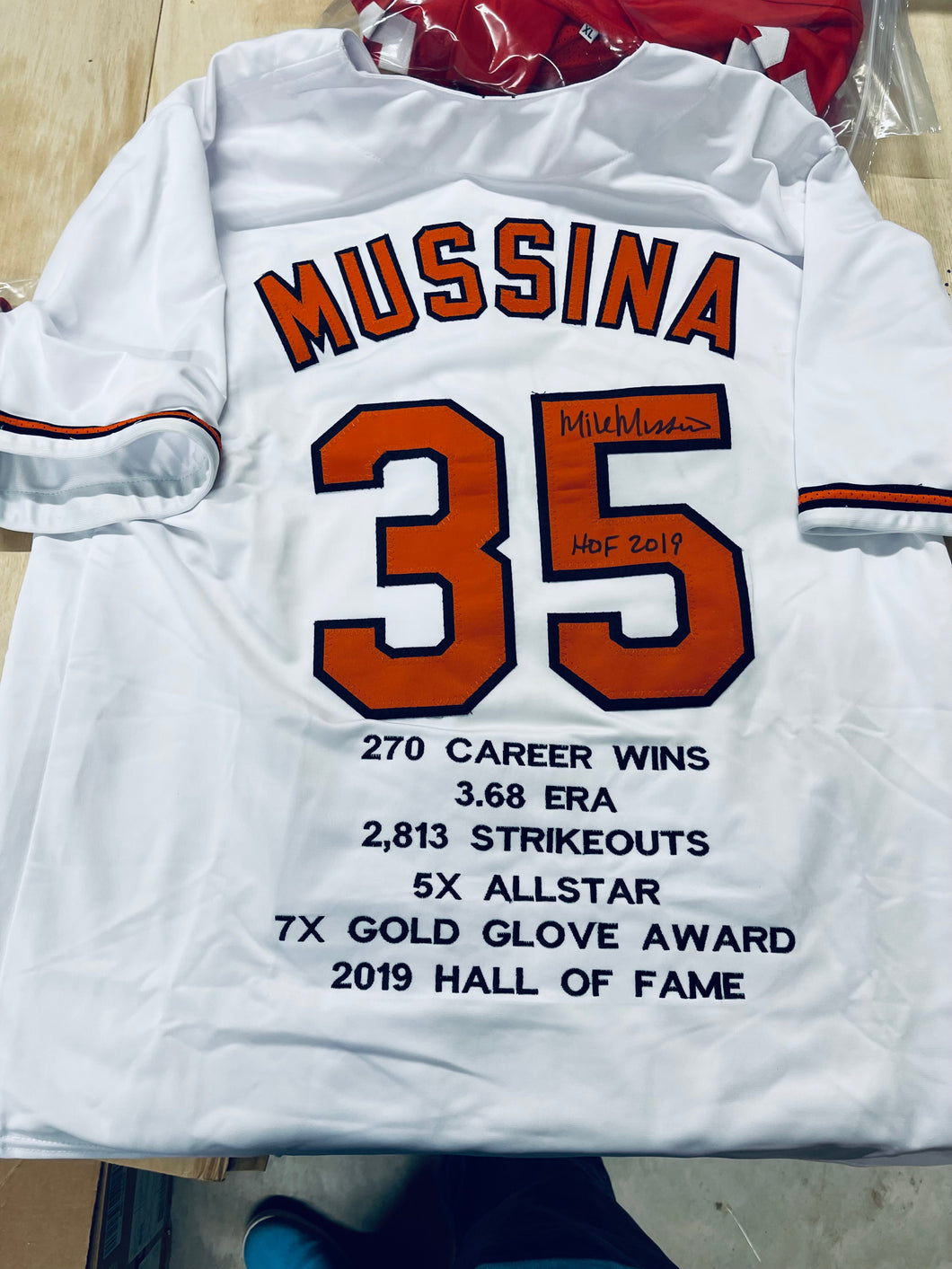 Mike Mussina state jersey