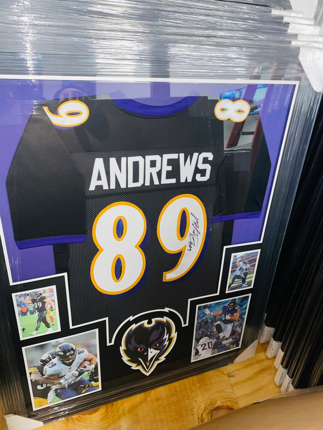 Mark Andrews Framed Jersey