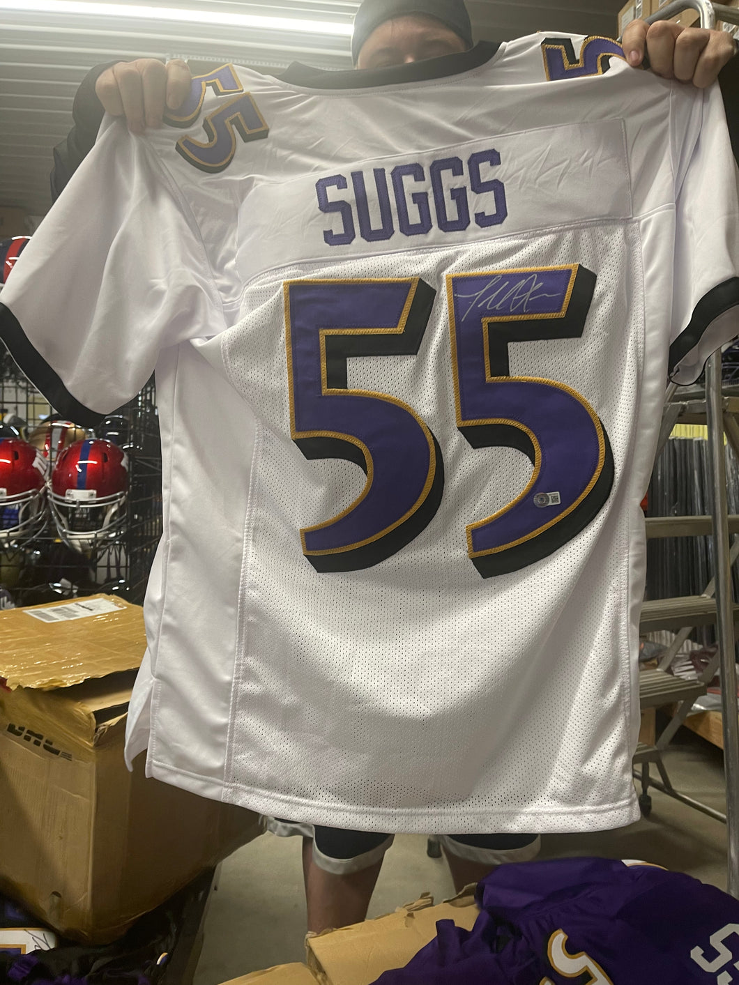 Terrell Suggs Baltimore Ravens Signed Jersey
