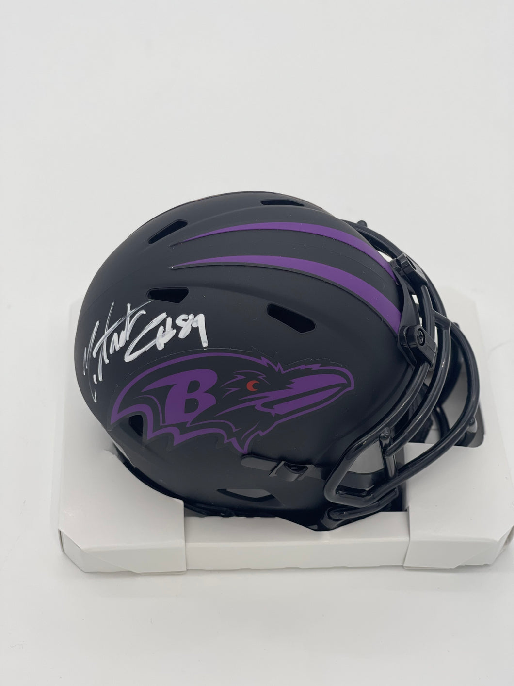 Mark Andrews signed mini helmet