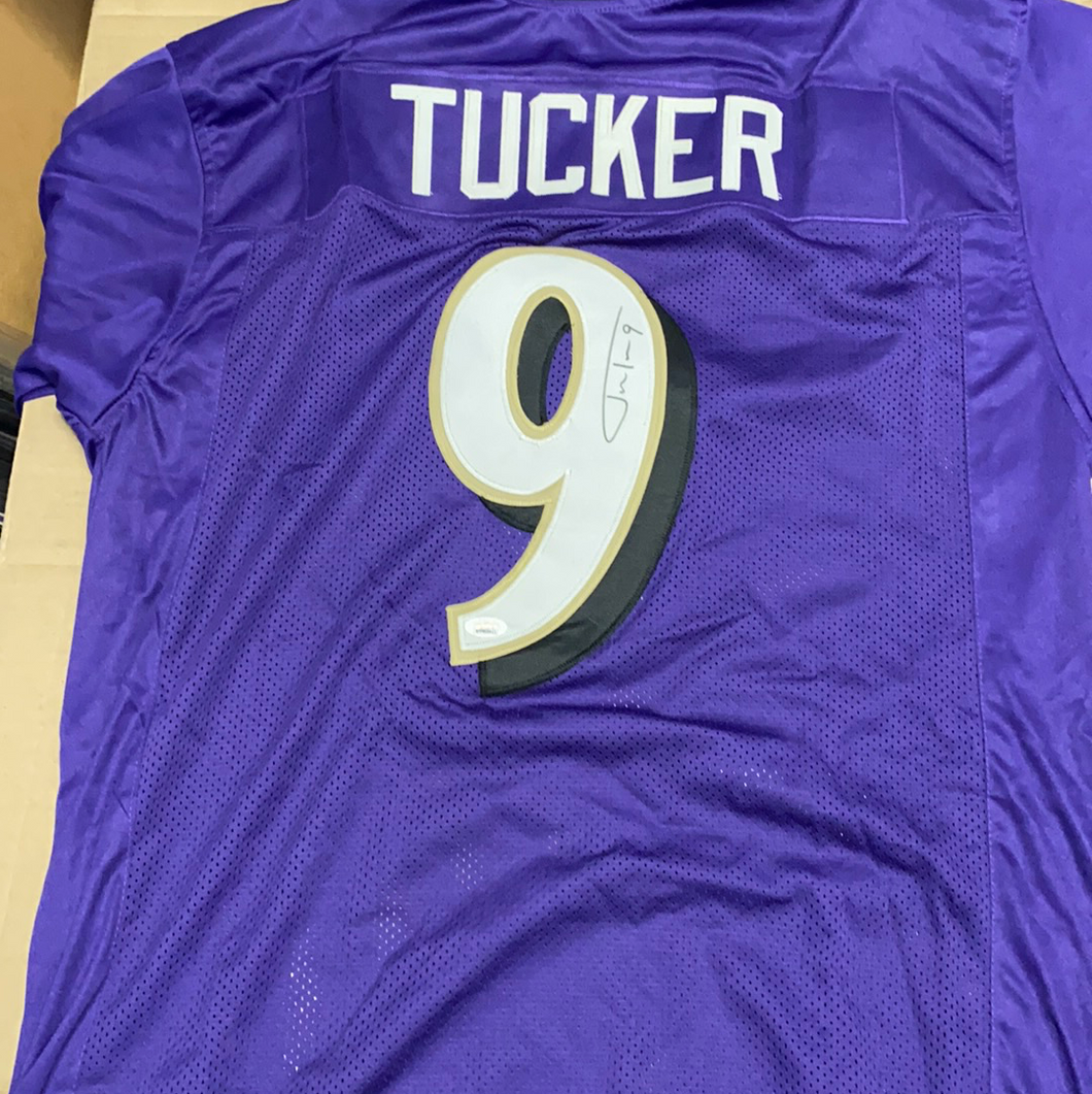 Justin Tucker Custom Purple Jersey