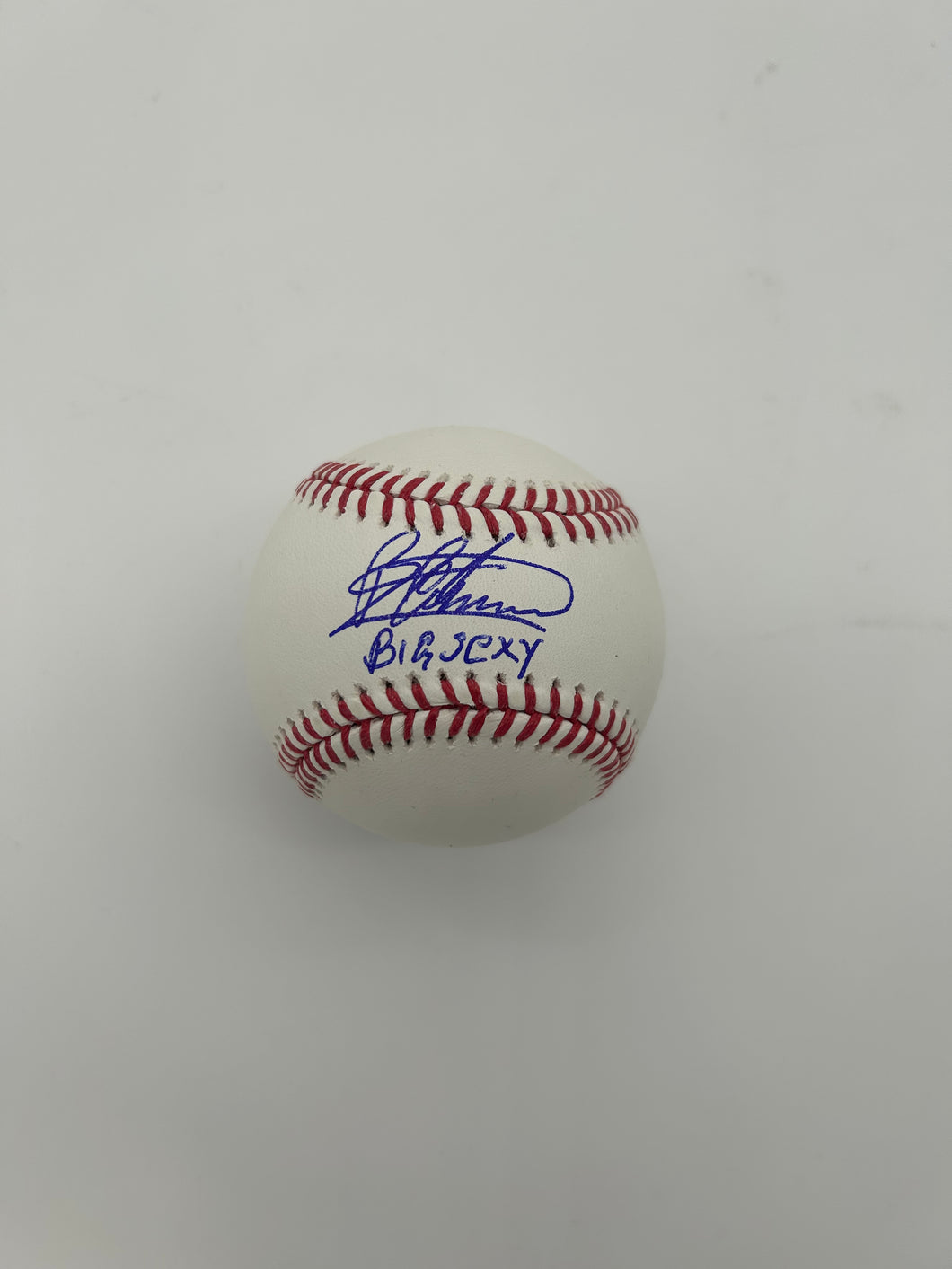 Bartolo Colon signed baseball with Big Sexy inscription