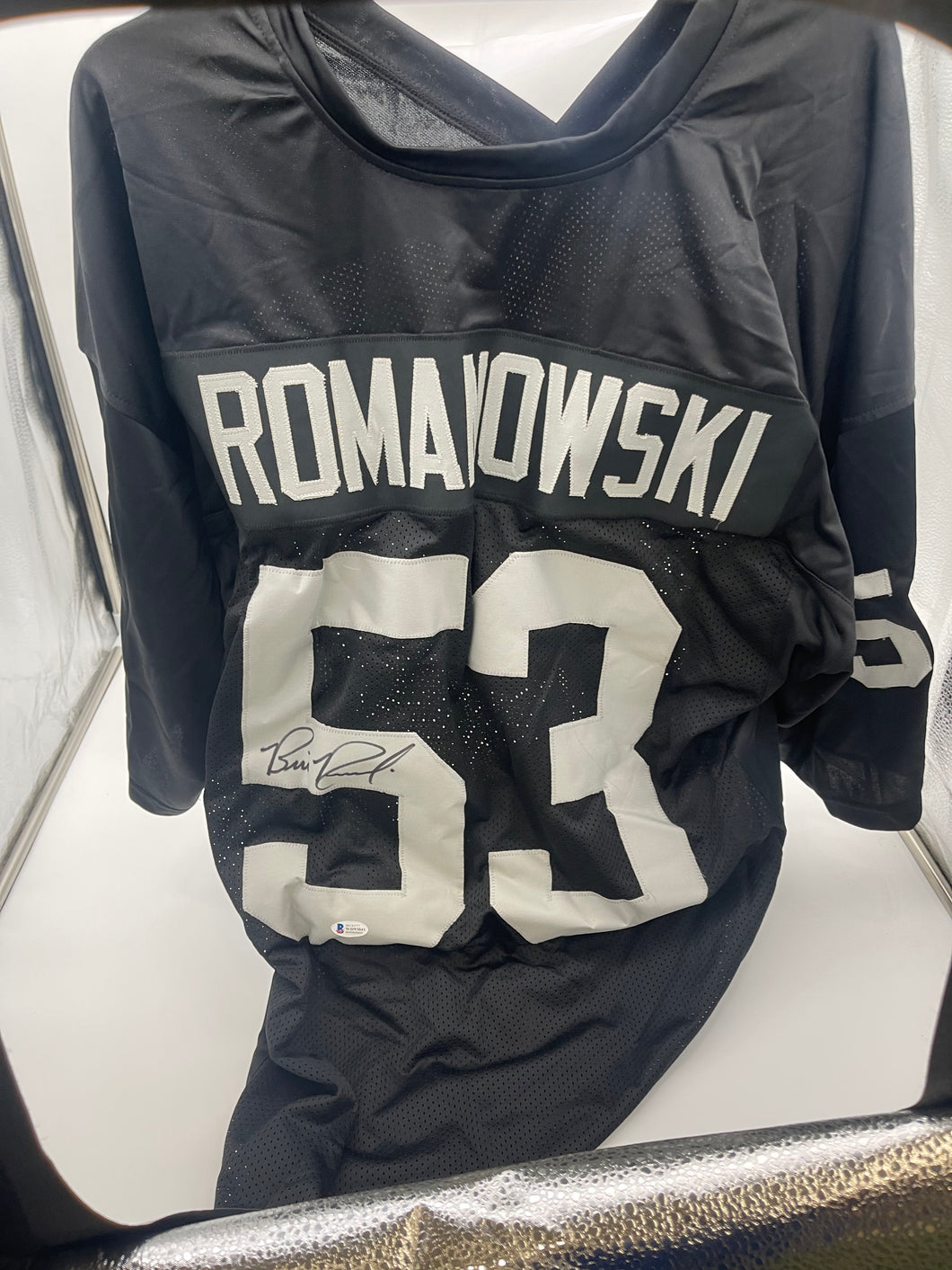 Bill Romanowski signed jersey